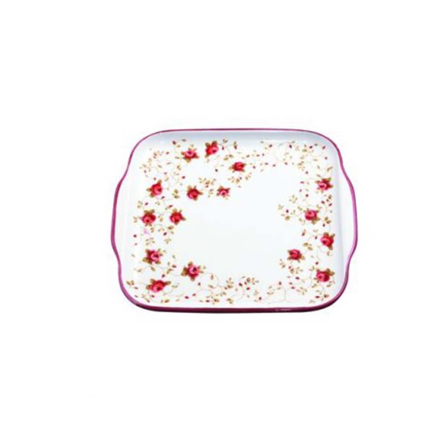 Vassoietto quadrato cm 22 Scudery Rosaspina
