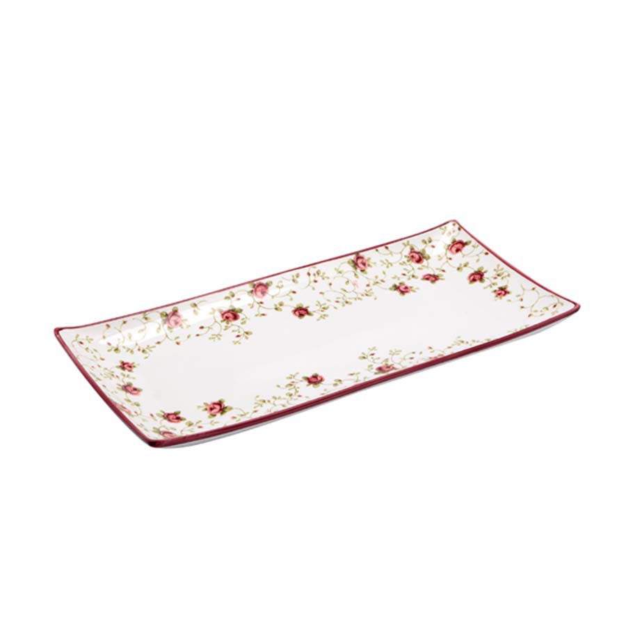Vassoio rettangolare cm 46x31 Scudery Rosaspina
