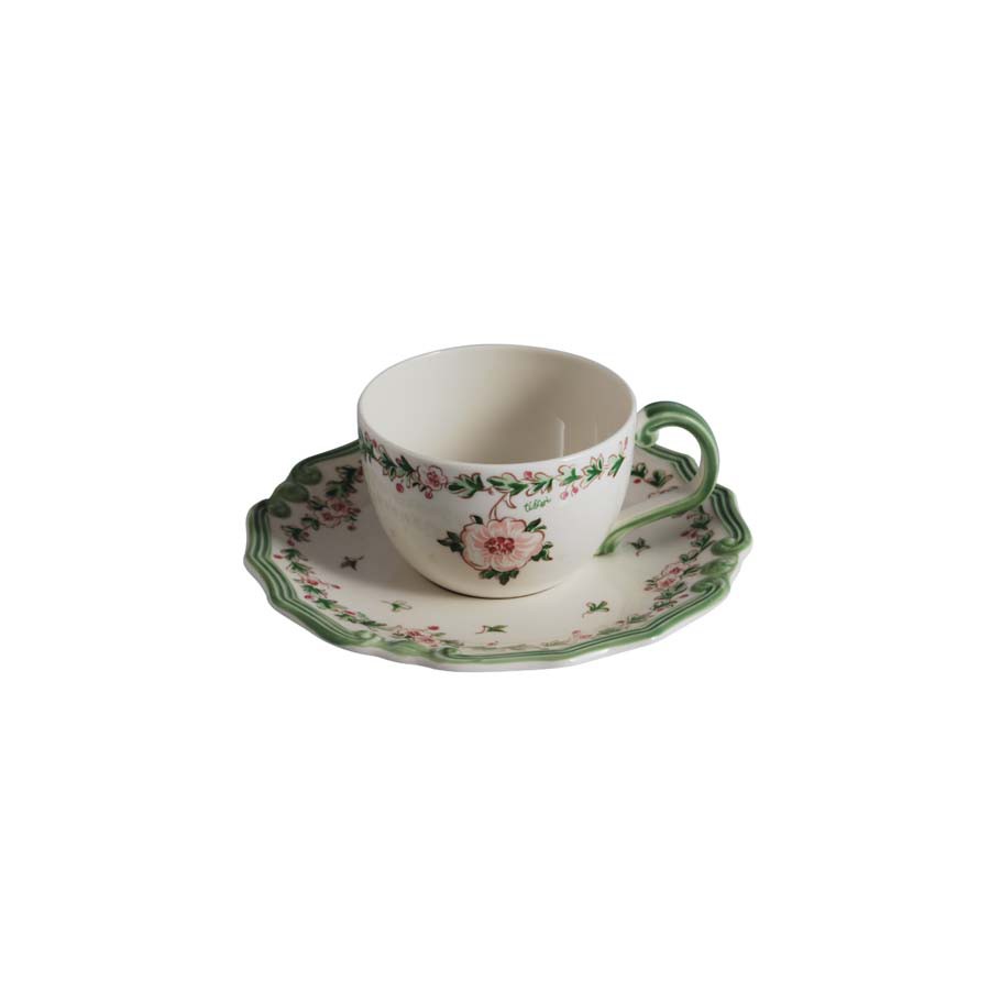 Tazza the con piatto Scudery Laguna