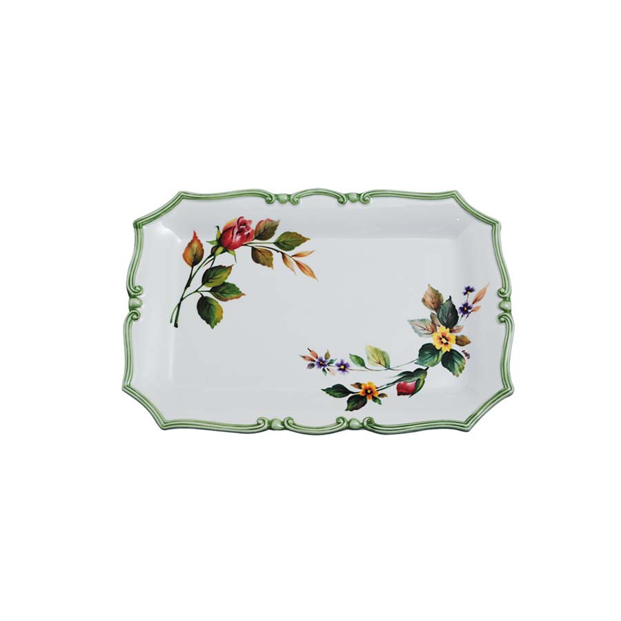 Vassoio rettangolare cm 46 Scudery Florence
