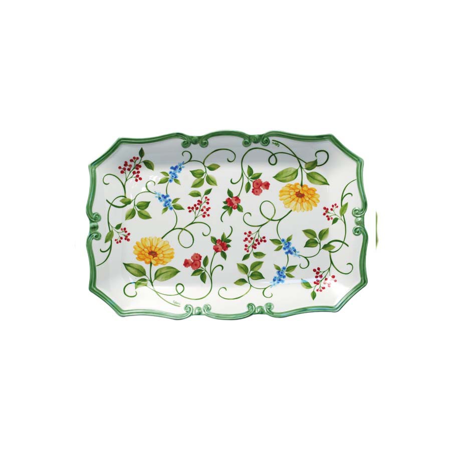 Vassoio Rettangolare cm 46 Scudery Paradise