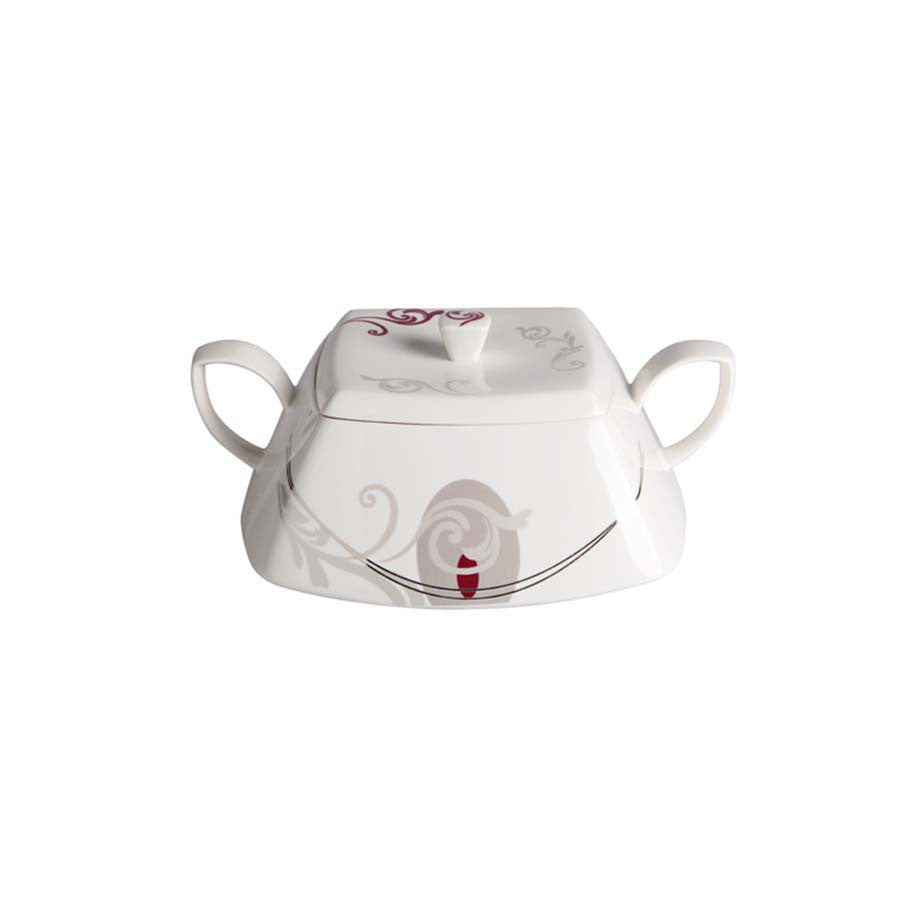 Zuppiera con coperchio Plaza Border