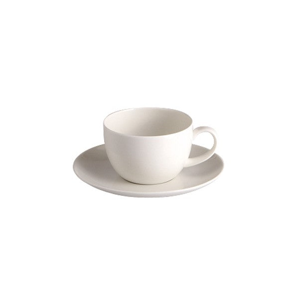 Tazza da the con piattino Galassia Bianco