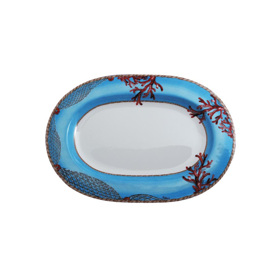 Vassoio ovale cm 40 Galassia Coral Bay