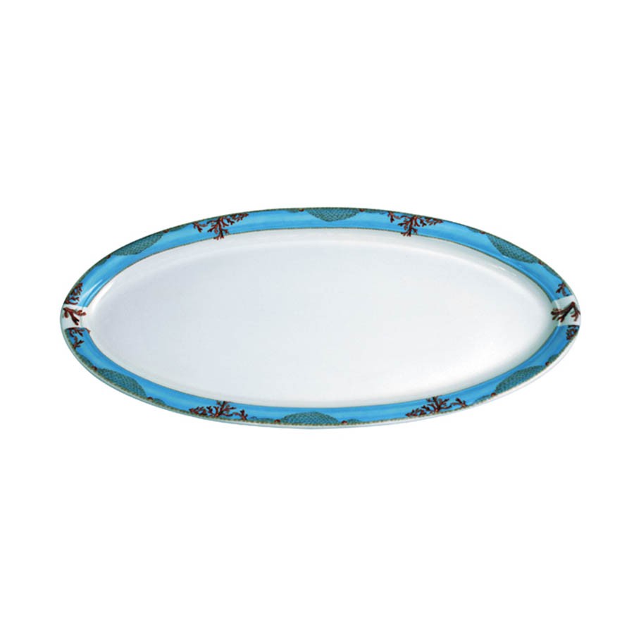 Vassoio Ovale pesce cm 62 Galassia Coral Bay