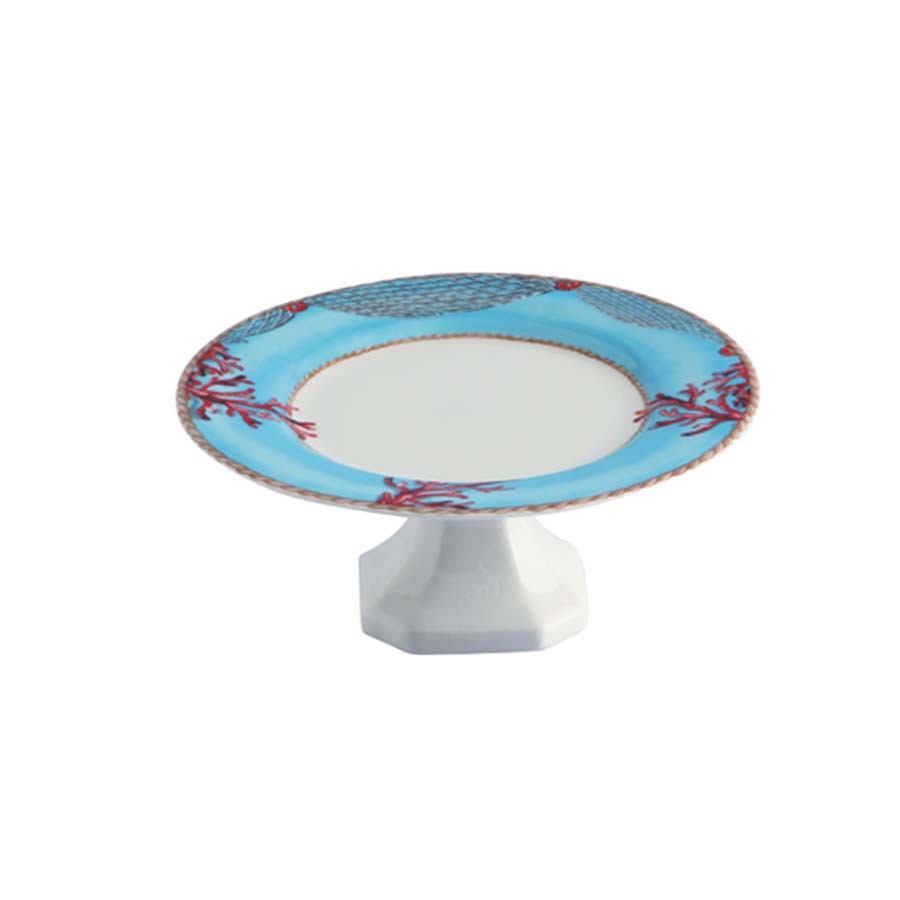 Alzatina con piede Galassia Coral Bay