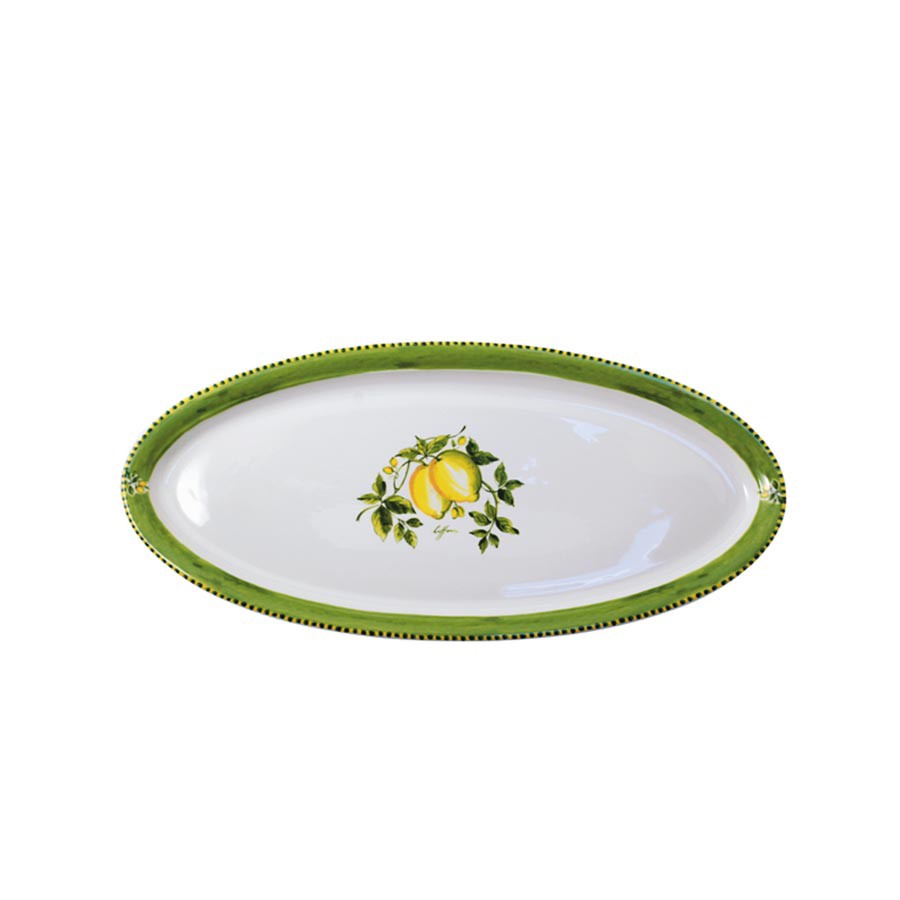 Vassoio Ovale pesce cm 62 Galassia Limoni