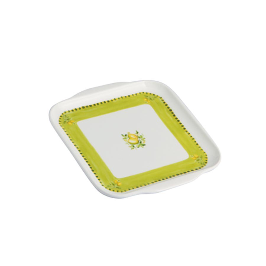 Vassoio quadrato con manici cm 22 Galassia Limoni