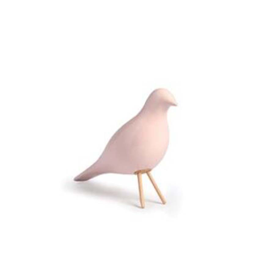 Statuina Uccello con zampe in legno vari colori Harmony