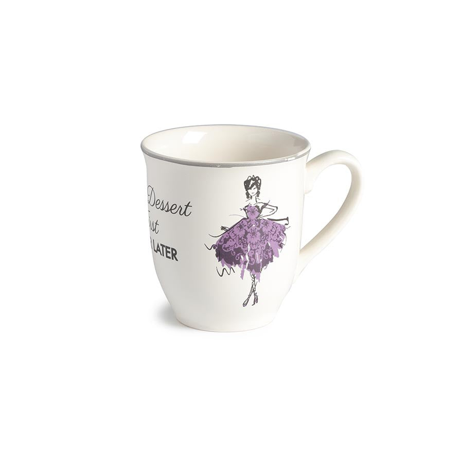 Set 4 MUG con Ballerine in 4 decori