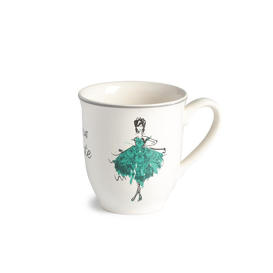 Set 4 MUG con Ballerine in 4 decori