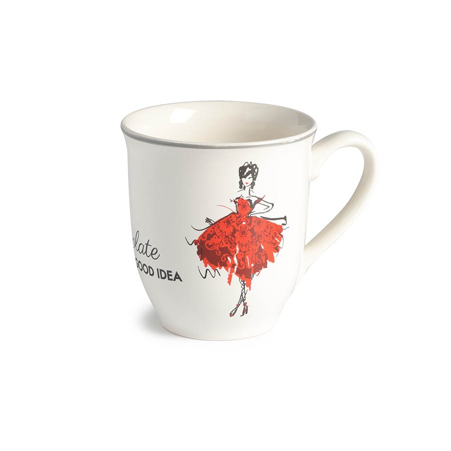 Set 4 MUG con Ballerine in 4 decori