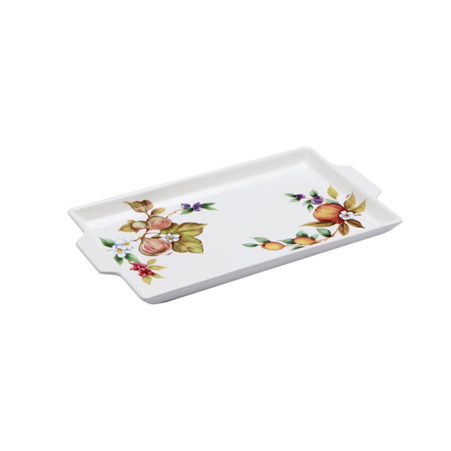 Vassoio rettangolare con manici cm 36x22 Country Selva