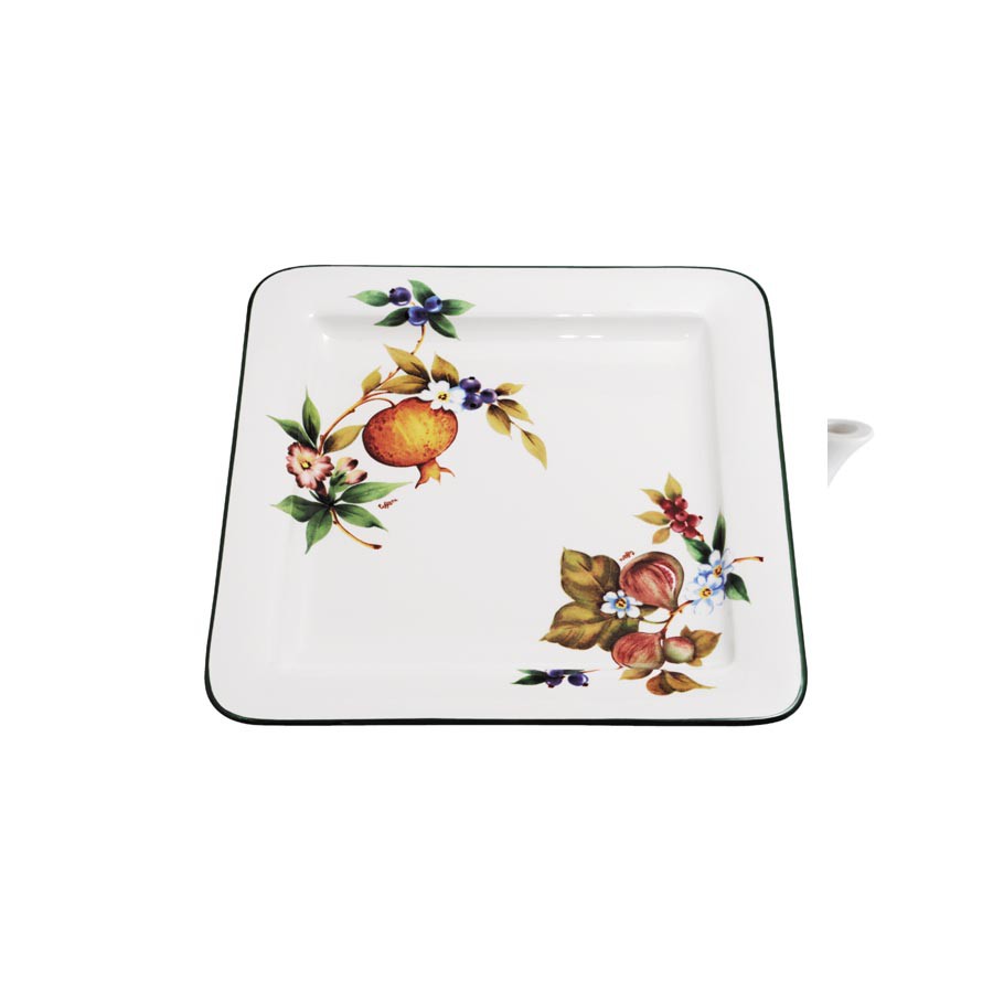 Vassoio quadrato cm 37 Country Selva
