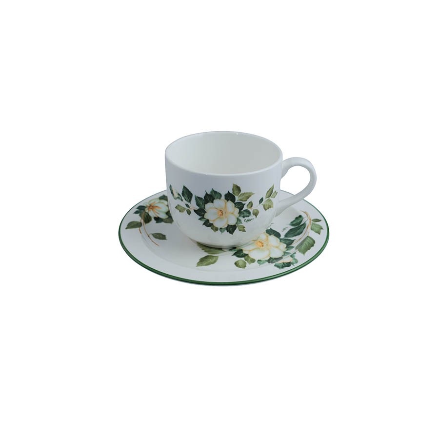 Tazza Jumbo c\piattino Country Camelia
