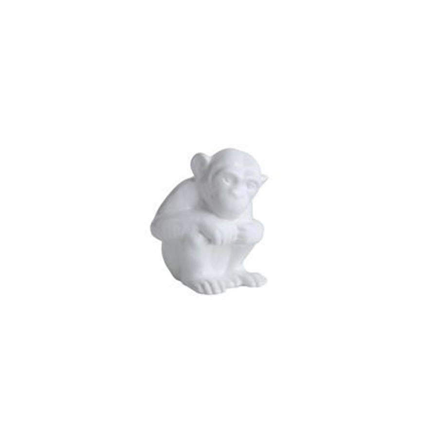 Gorilla baby h15 cm Batik Bianco