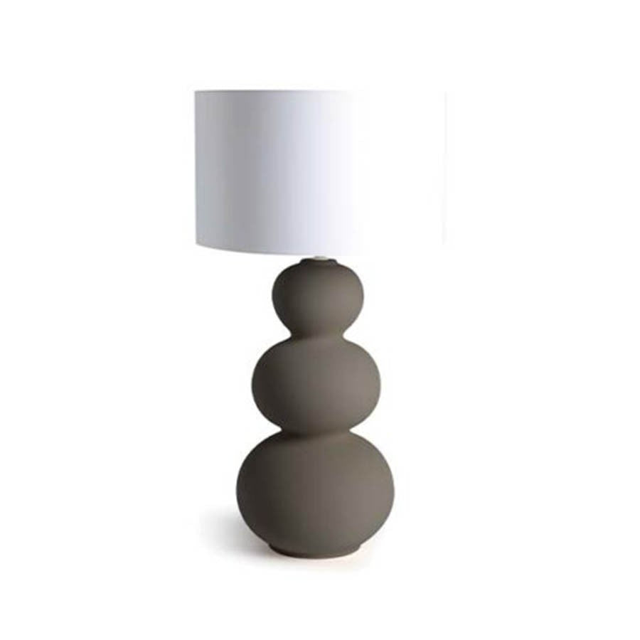 Lampada Modern GRIGIO SABBIATO con paralume Ø 22 x h70 cm