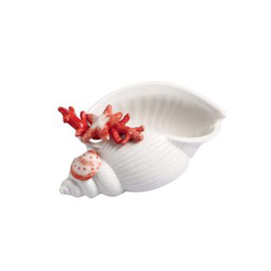 Vassoio Conchiglia Imperiale Grande cm 44x17 Mar Rosso