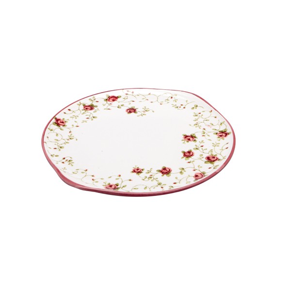 Piatto torta c/manici  cm 30 Scudery Rosaspina