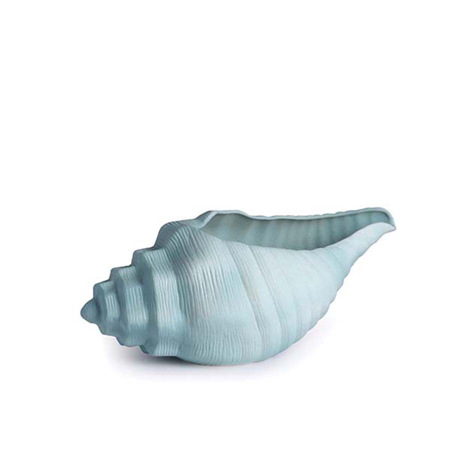 Conchiglia  Oceano Celeste  H21  50 x 24 x h21 cm