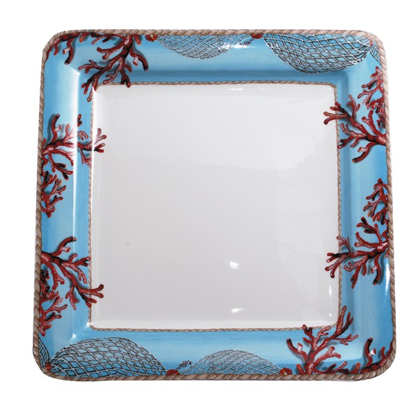Vassoio quadrato cm 37 Galassia Coral Bay