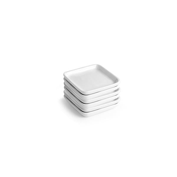 Set 6 Coppette Quadrate Basse 12 cm Snack Holder