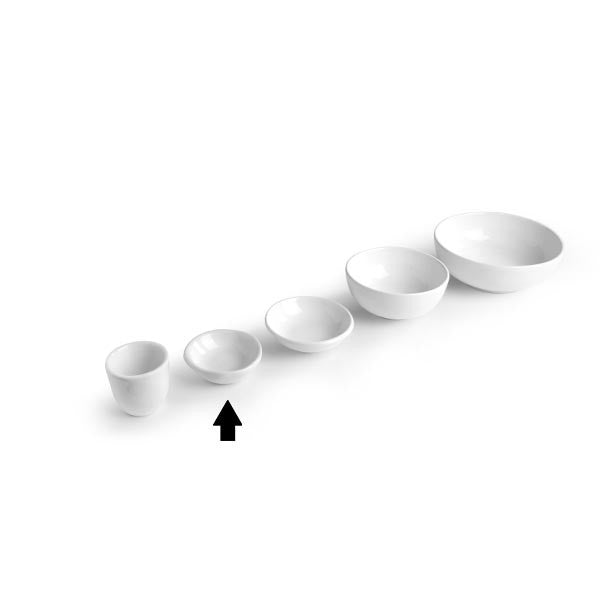 Set 6 Coppette Bianco 8 cm Snack Holder