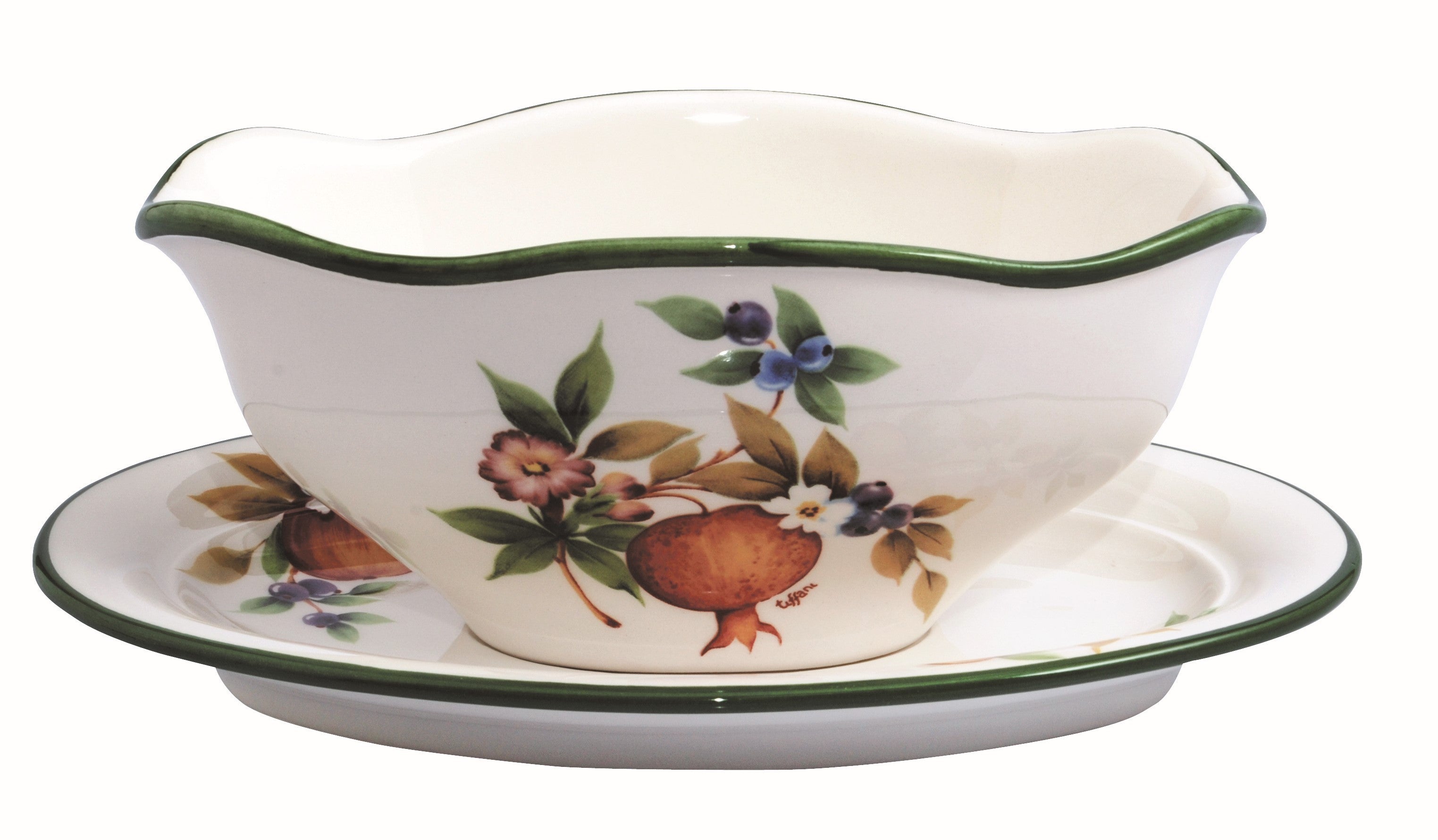 Salsiera c\piatto Country Selva