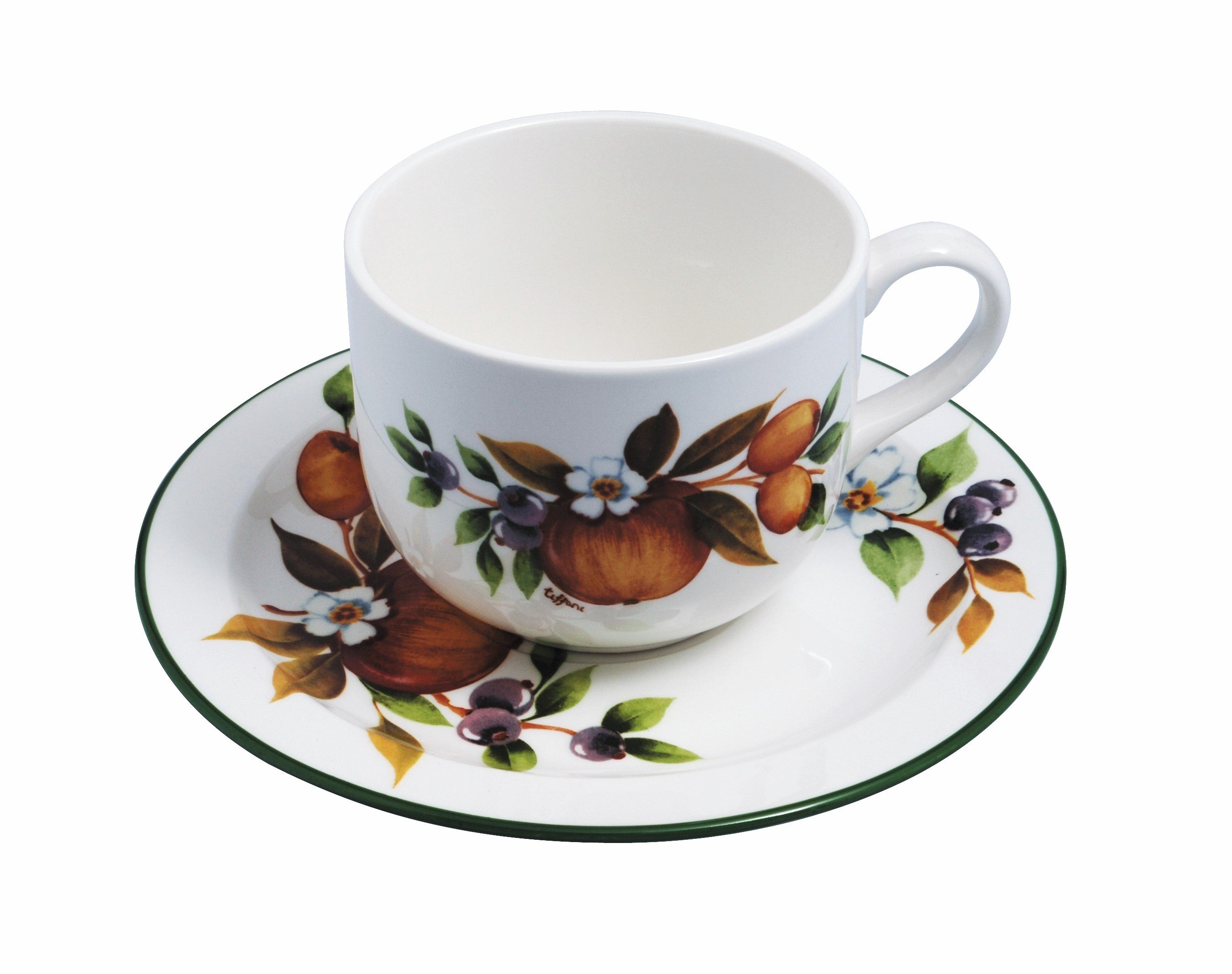 Tazza Jumbo c\piattino Country Selva