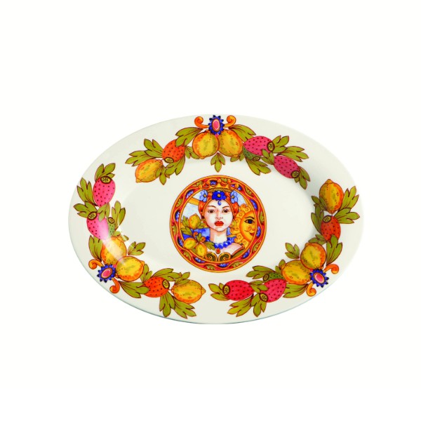 Vassoio Ovale cm 45 Caltagirone