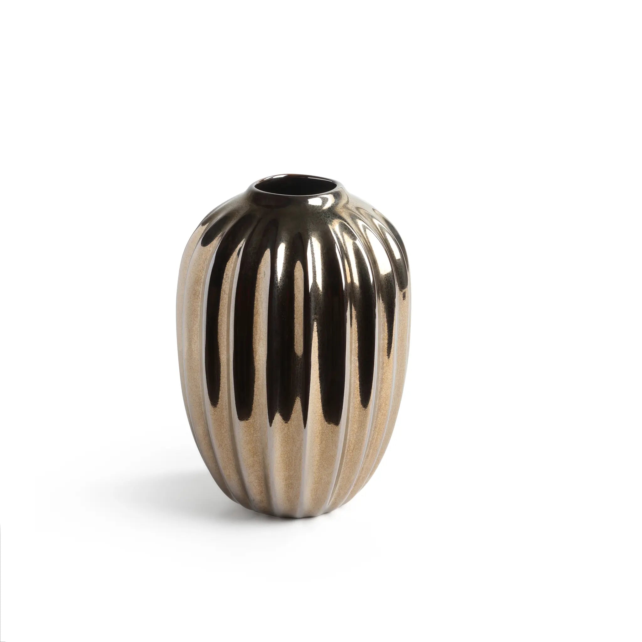 Vaso Oro Ø 13,5 x H 17 cm – Gold & Silver