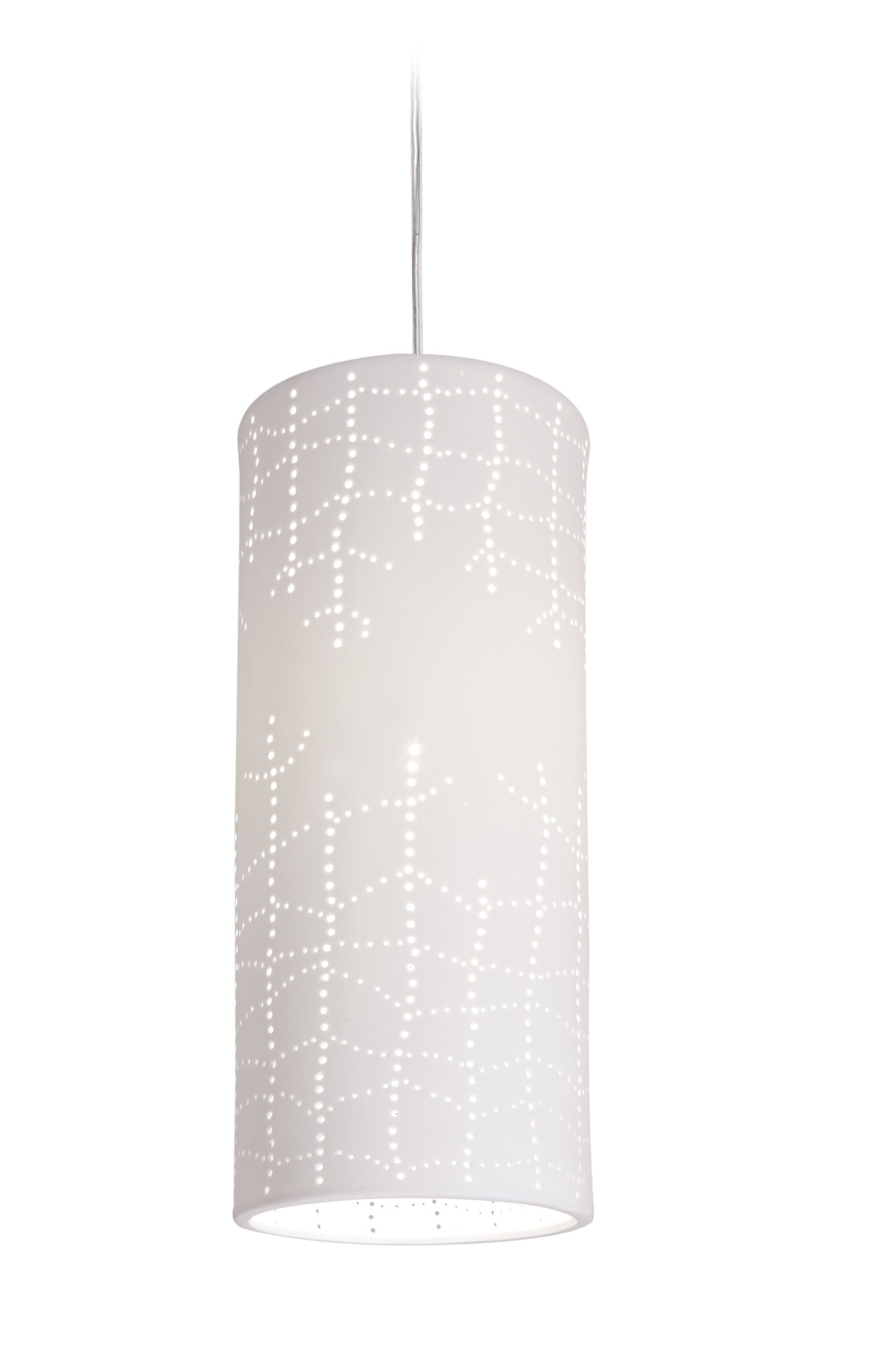 Lampadario Cilindrico Decoro Ragno