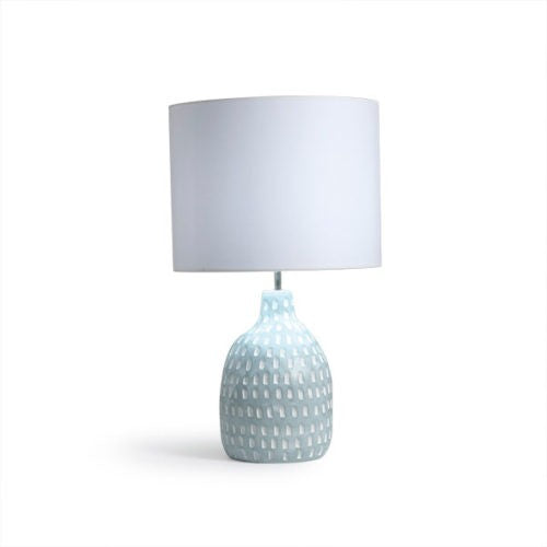 Lampada Matera Celeste h 70