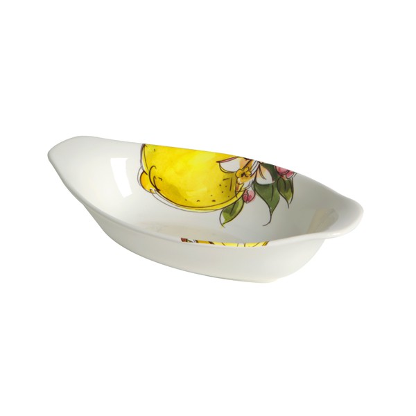 Risottiera Ovale con manici cm 31x18x7,5 Lemon