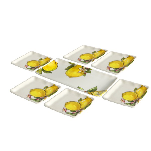 Set Antipasti/Cena Fredda 7 pezzi Lemon