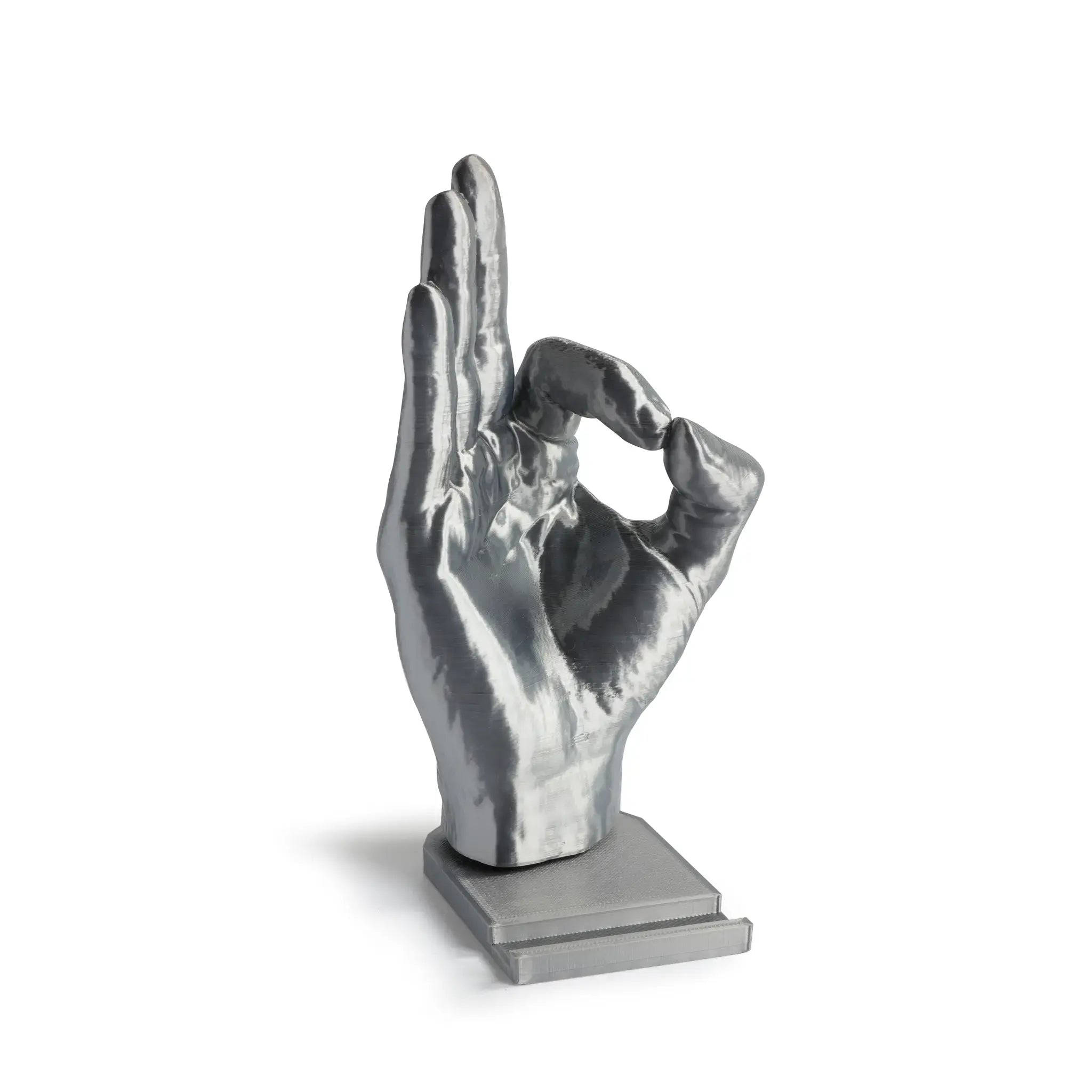 Portacellulare in Bioplastica – Mano OK (Design 3D)