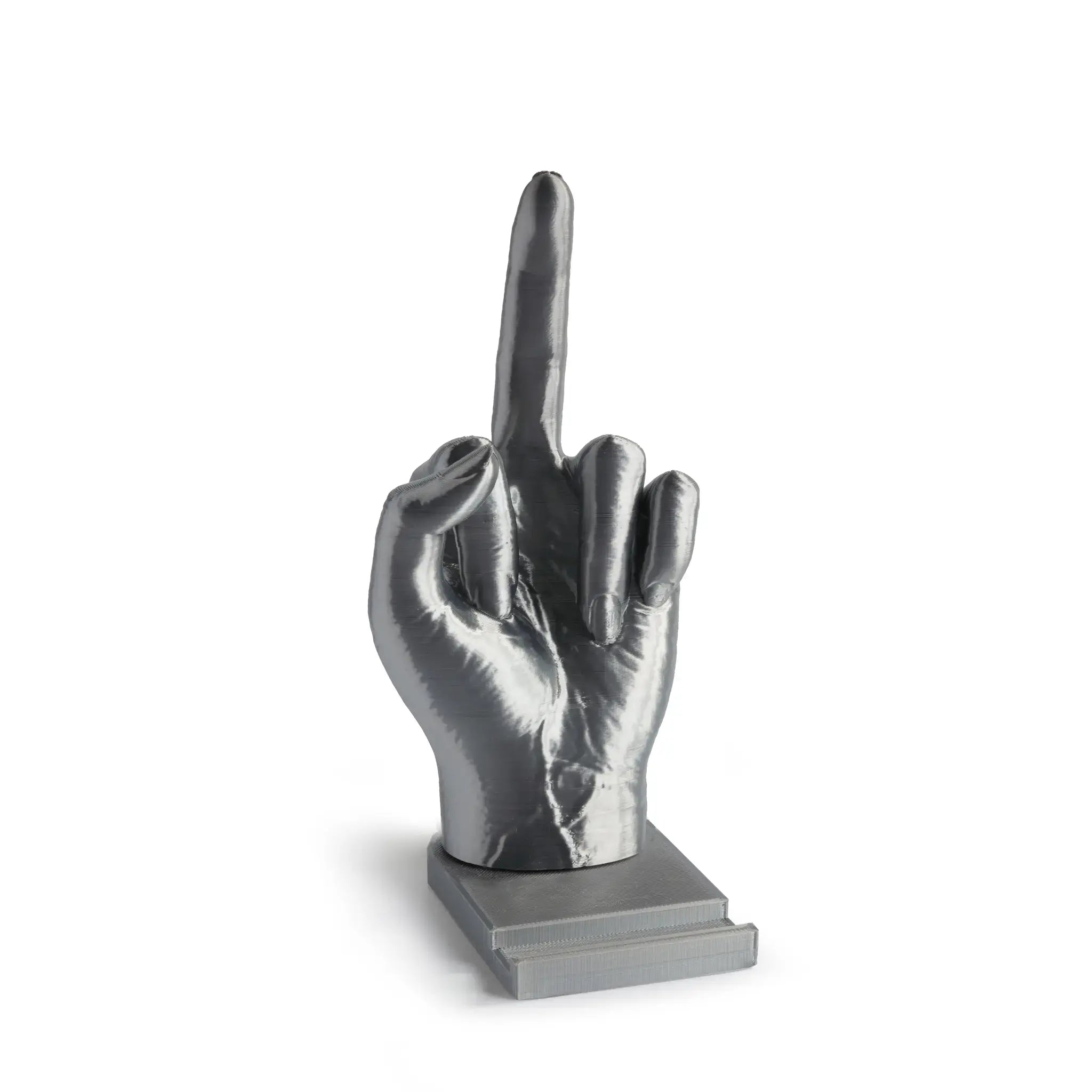 Portacellulare in Bioplastica – Mano Dito Medio (Design 3D)