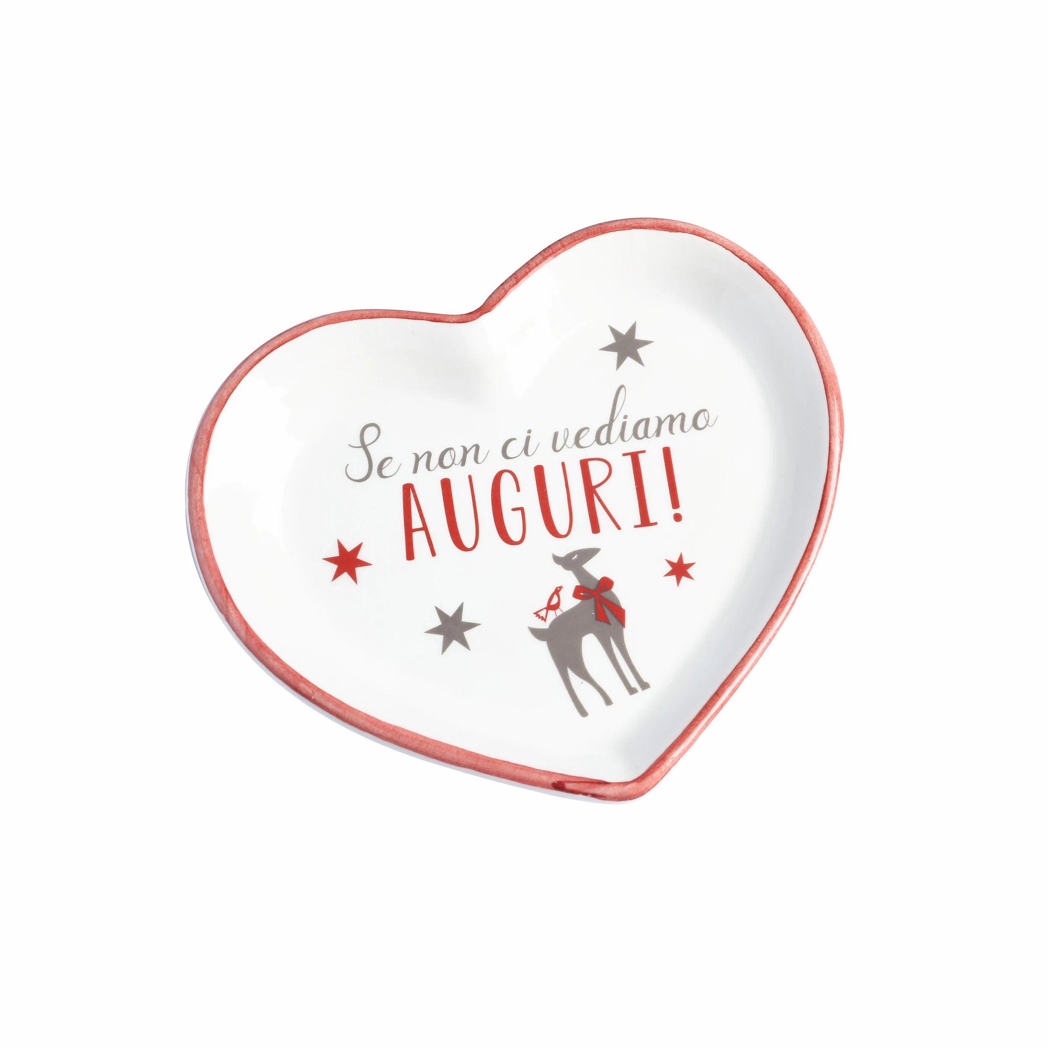 Cuoricino “Se non ci vediamo auguri” – Xmas Heart