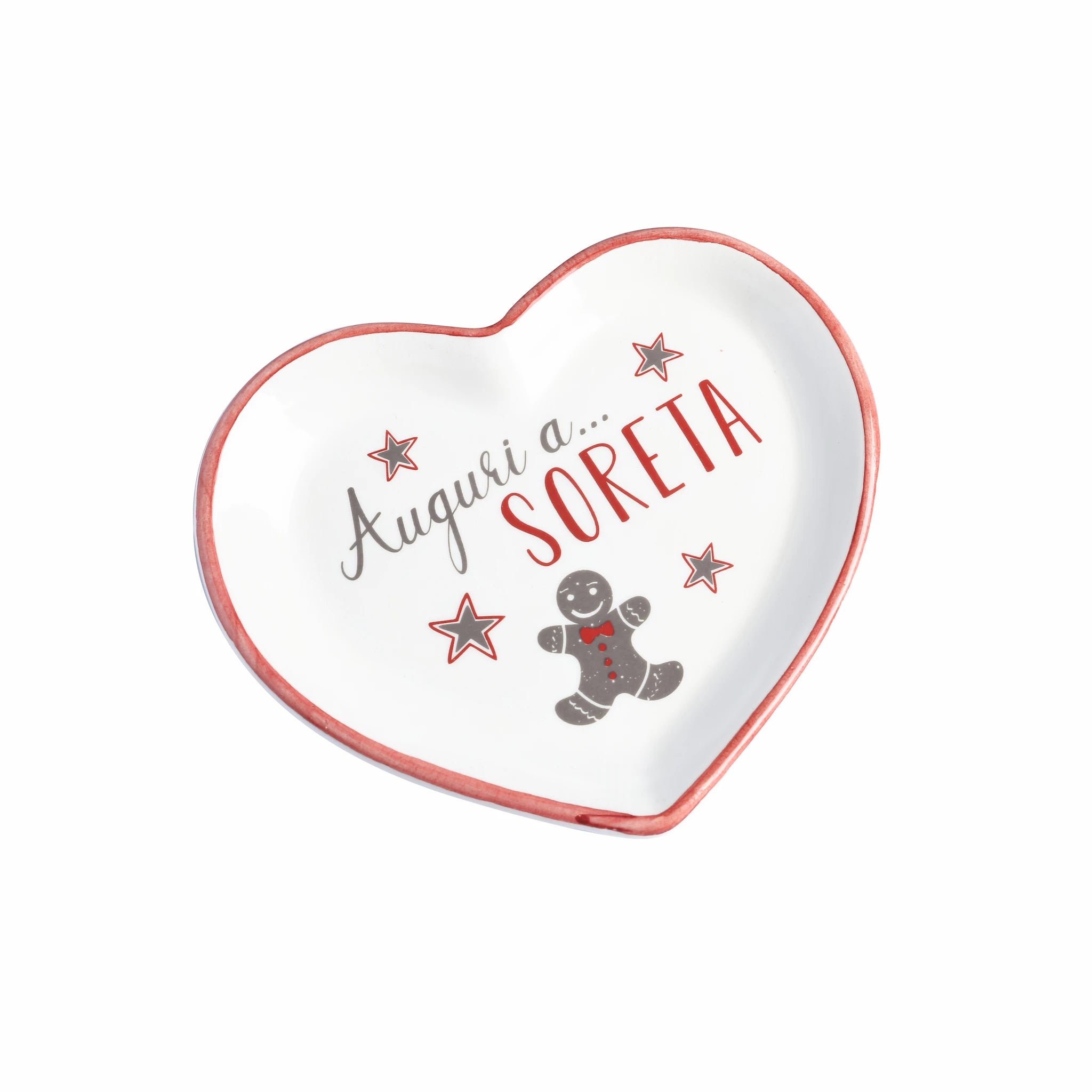 Cuoricino "Auguri a Soreta” – Xmas Heart