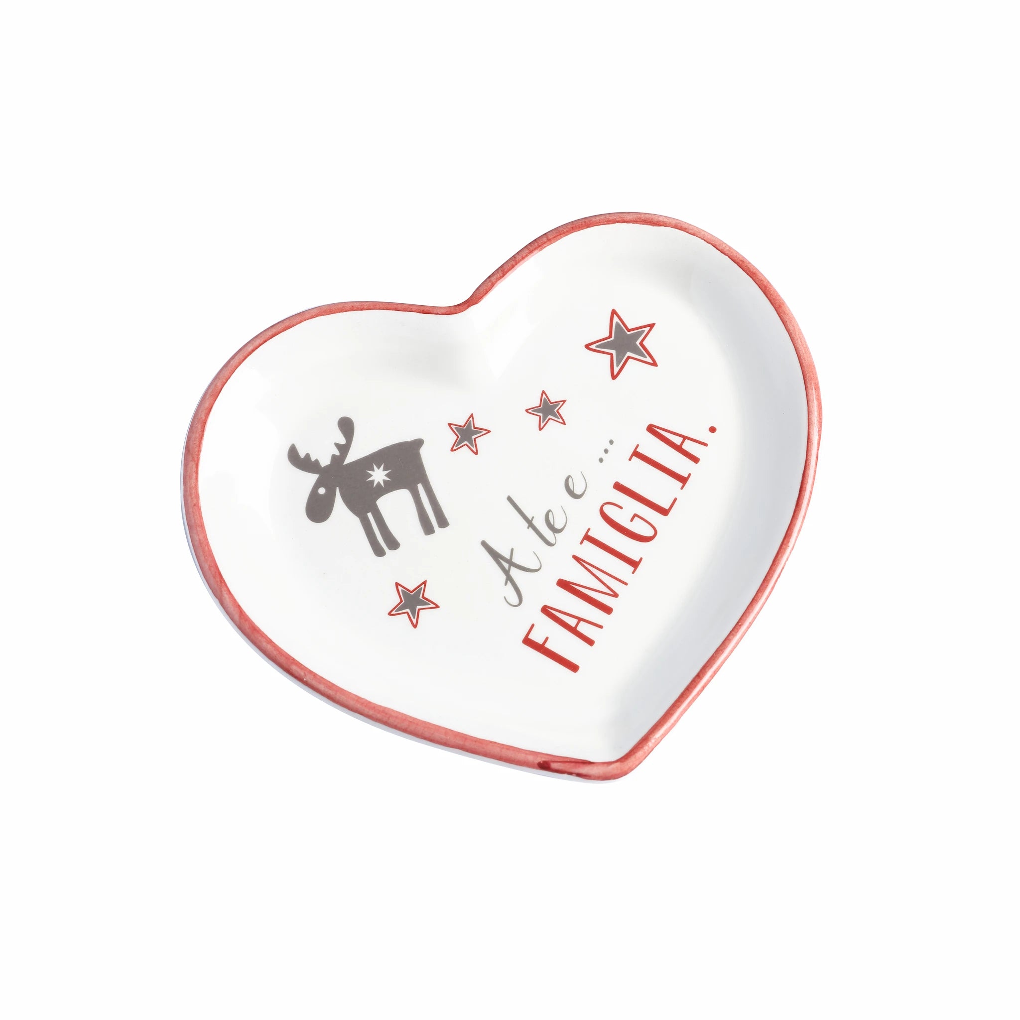 Cuoricino “A te e famiglia” – Xmas Heart