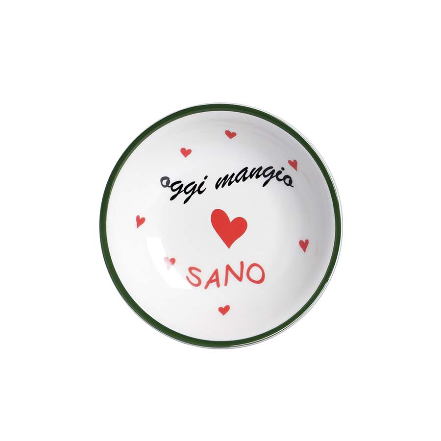 Fondina insalata D 20 cm con scritte