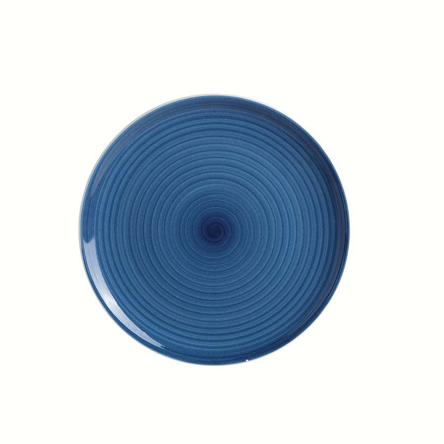 Piatto piano cm 28 Cottage blu&giallo