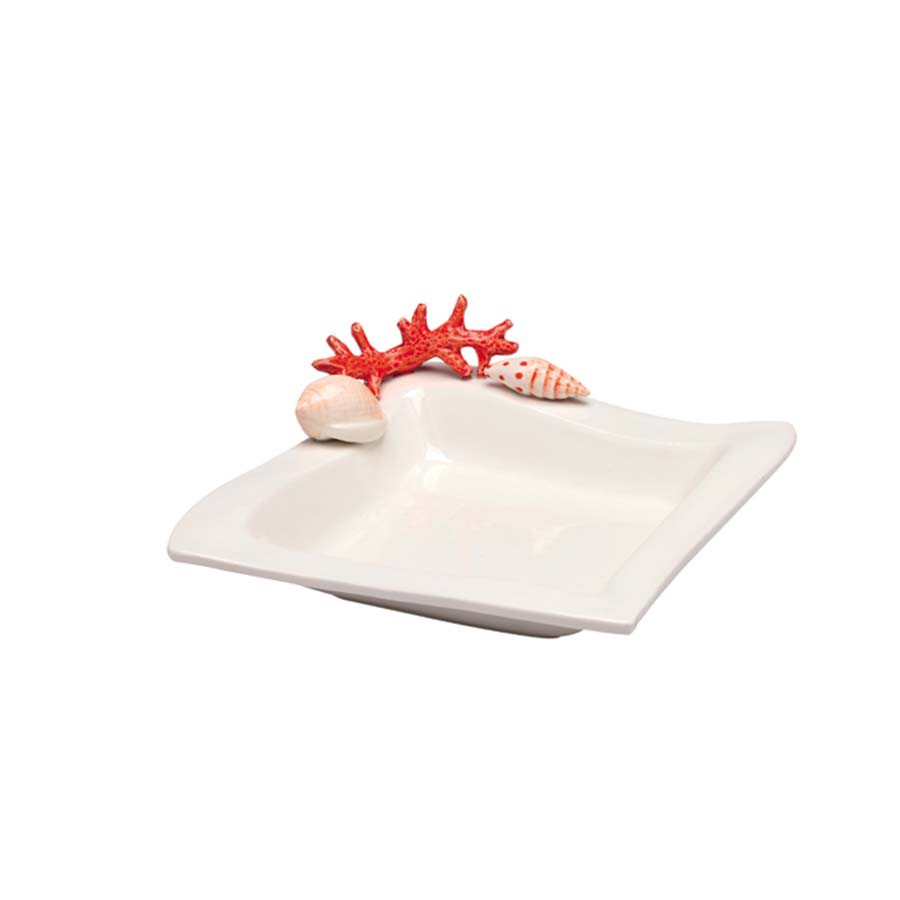 Vassoio quadro cm 24  Mar Rosso