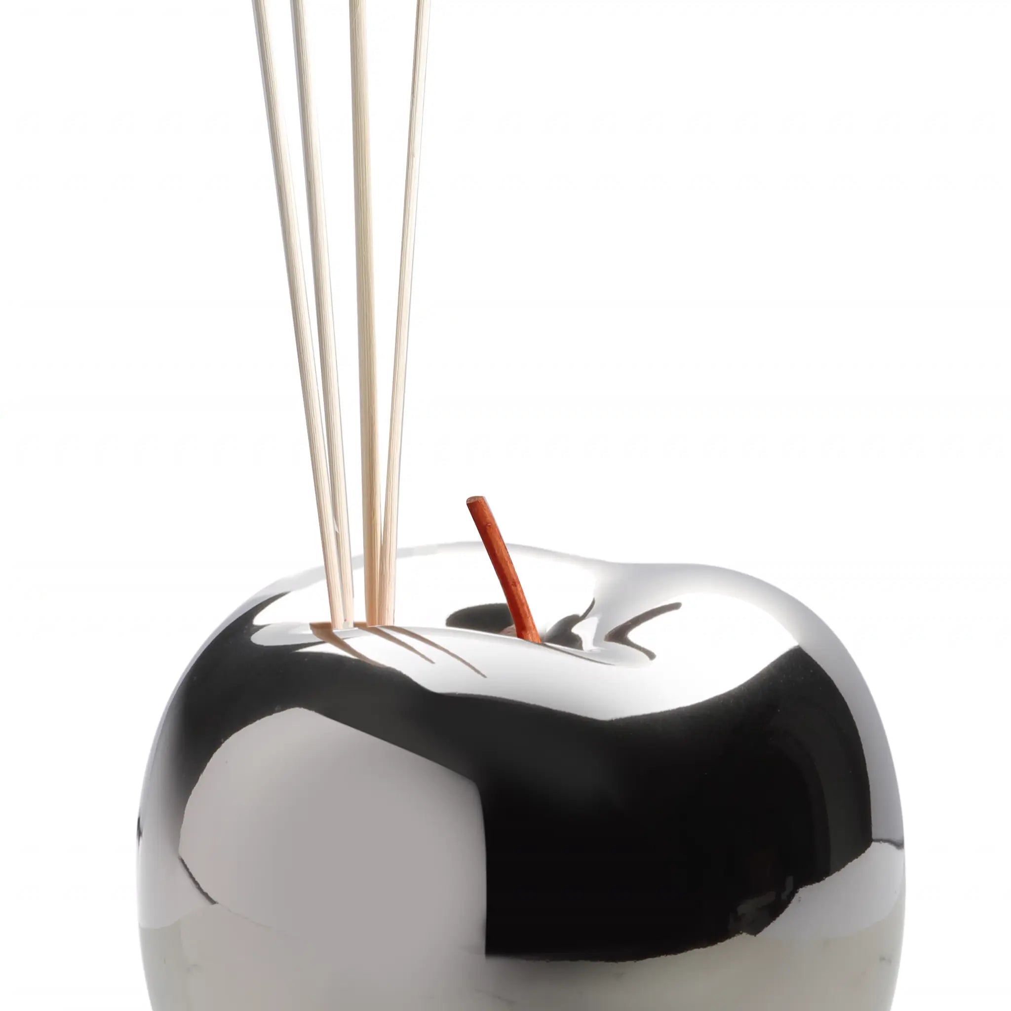MELA in ceramica ARGENTO Ø19x h19 cm – Profumatori