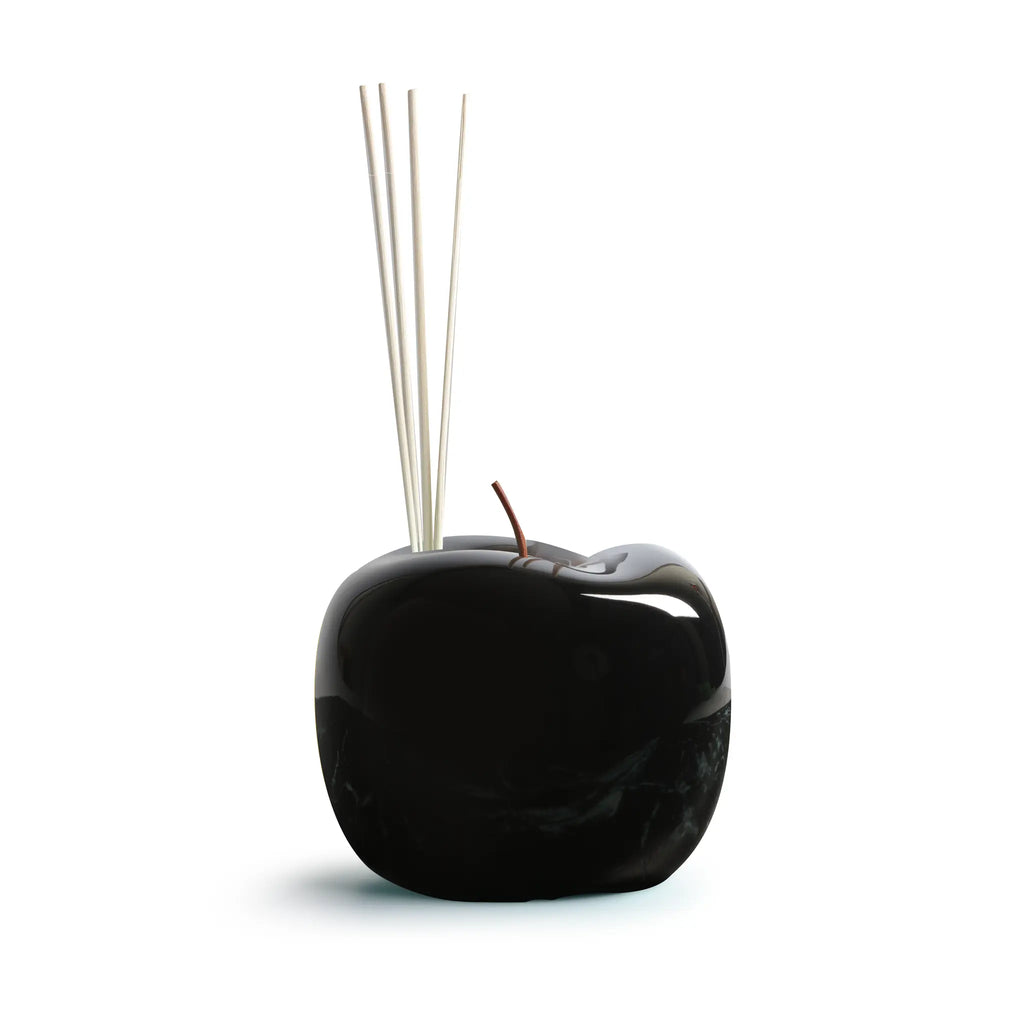 MELA in ceramica NERA Ø19x h19 cm – Profumatori