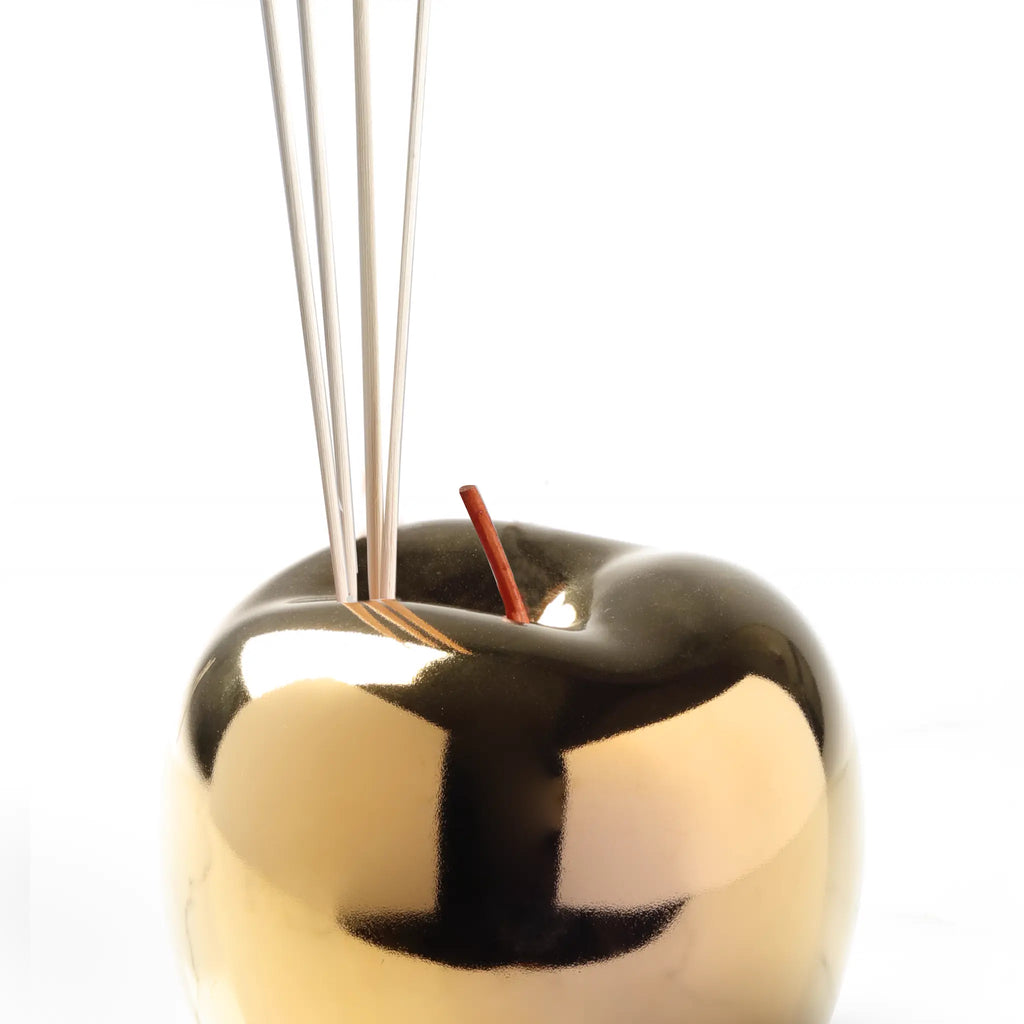 MELA in ceramica ORO Ø19x h19 cm – Profumatori