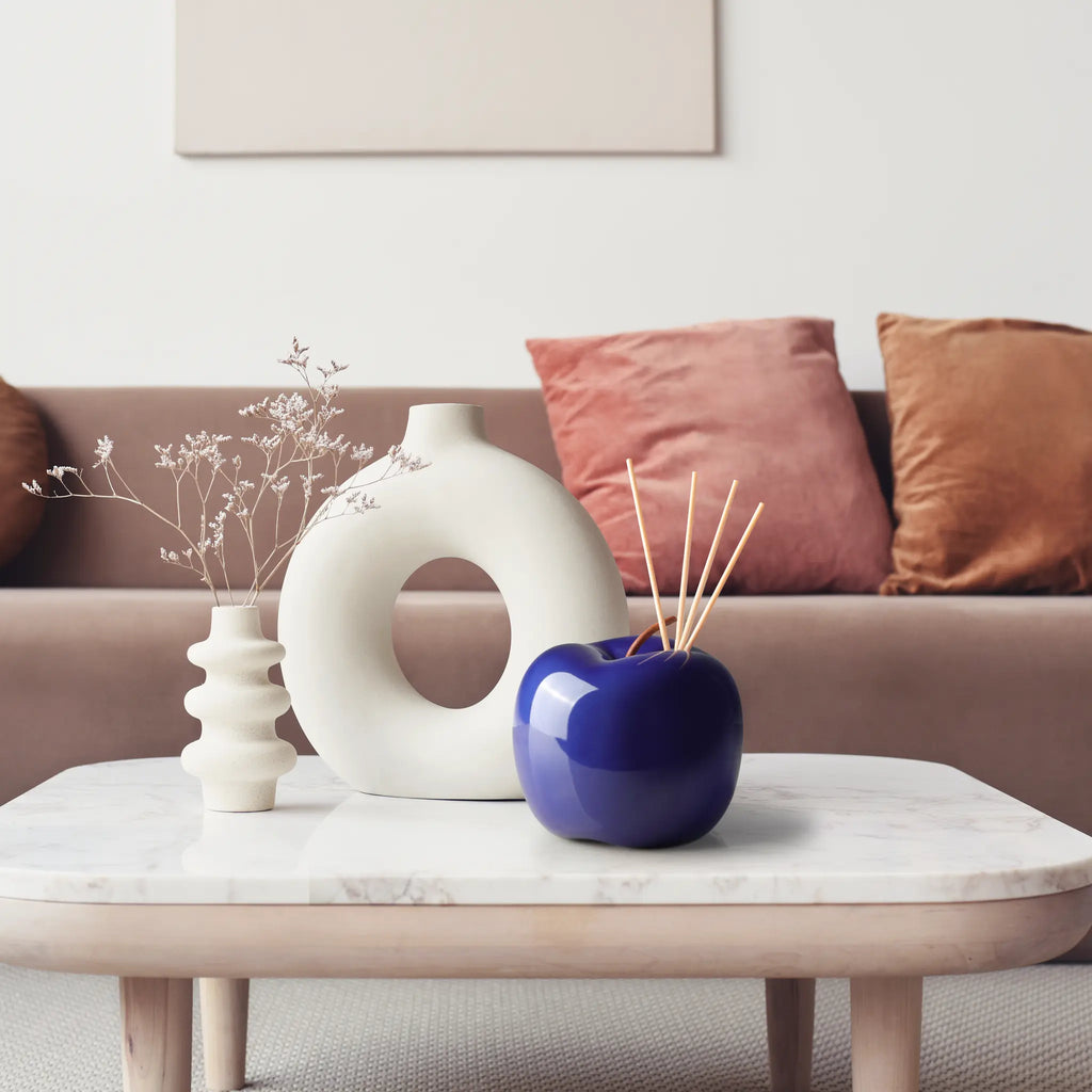 MELA in ceramica BLU ELETTRICO Ø19x h19 cm – Profumatori