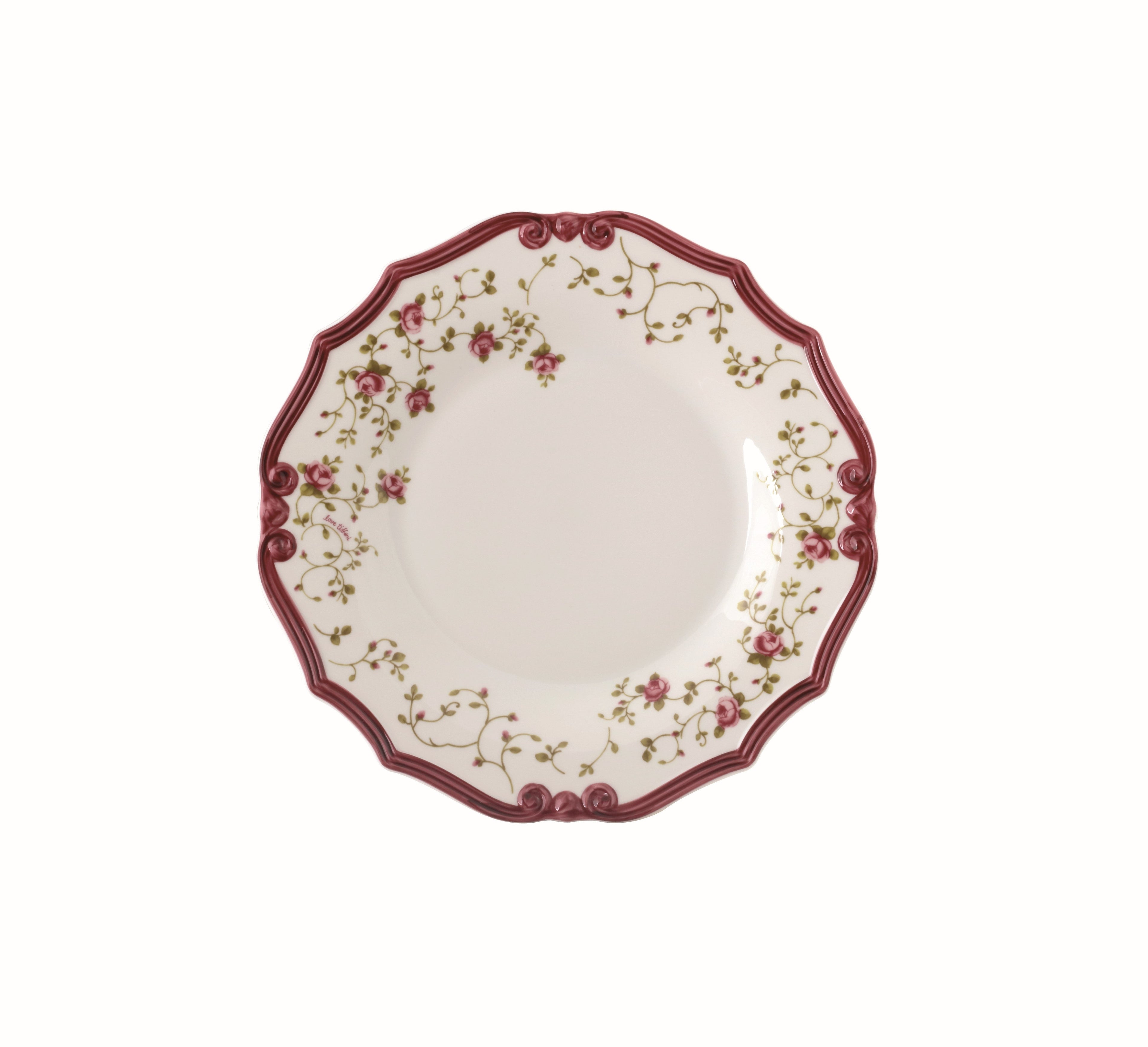 Piatto Piano cm 27 Scudery Rosaspina - Love Tiffani