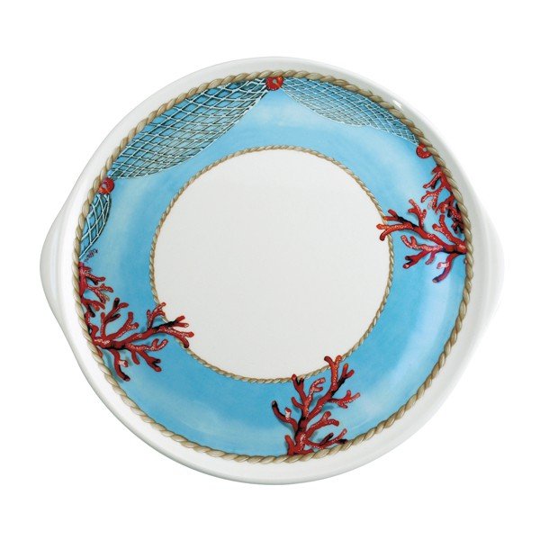 Piatto Torta con manici cm 30 Galassia Coral Bay - Love Tiffani