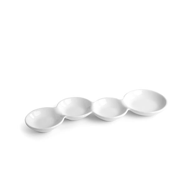 Portasalse 4 scomparti 35 cm Snack Holder - Love Tiffani